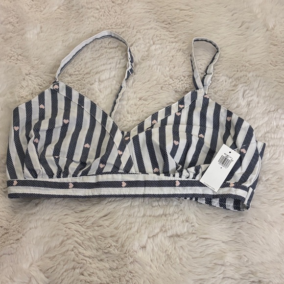 Old Navy Striped Bra - Black and White - Picture 1 of 1